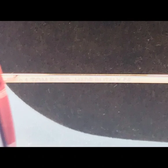 Tom Ford Toby-02 TF901 28T Gld Metal Woman s Side Shield Sunglasses 60mm - Picture 10 of 13